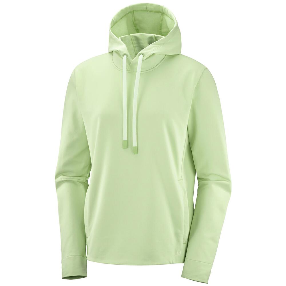 Salomon Israel COMET MID W - Womens Hoodie - Lightgreen (BAHC-50437)